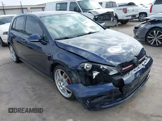 2017 Volkswagen Golf GTI S with VIN 3VW5T7AU3HM069990, listed as a IAAI auction lot 41554093 with 88,216 mi miles. Bid and sale history available at carsss.com. Image 1.