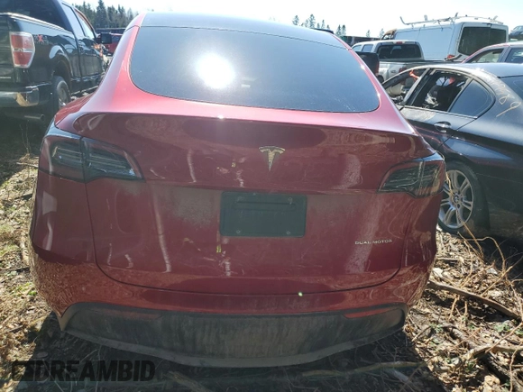 2024 Tesla Model Y Long Range с VIN 7SAYGDEE0RF084798, выставлен на аукционе Copart как лот 45742835 с пробегом Не указан миль и Списание • Salvage title. История ставок и продаж доступна на DreamBid. Изображение 6.