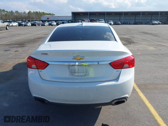 2016 Chevrolet Impala LTZ with VIN 2G1145S30G9179002, listed as a IAAI auction lot 41526125 with 122,177 mi miles. Bid and sale history available at carsss.com. Image 17.
