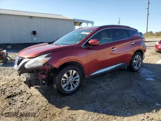 2016 Nissan Murano S with VIN 5N1AZ2MG9GN119011, listed as a Copart auction lot 82353424 with 165,314 mi miles and Salvage Title. Bid and sale history available at carsss.com. Image 1.