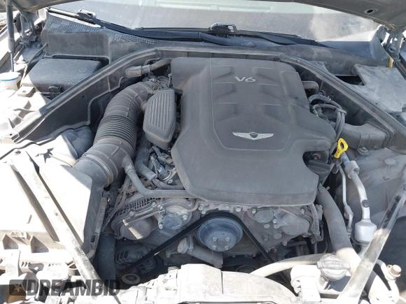 2018 Genesis G80 3.8L z VIN KMHGN4JE6JU247918, wystawiony jako IAAI lot #42423370 z przebiegiem 154 840 mil mil oraz . Historia ofert i sprzedaży dostępna na DreamBid. Obrazek 10.