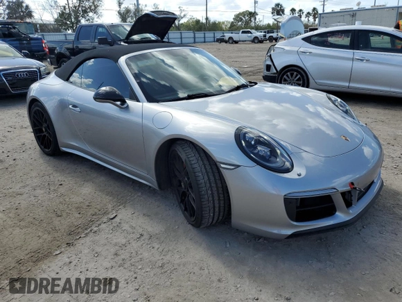 2017 Porsche 911 Carrera S with VIN WP0CB2A90HS156202, listed as a Copart auction lot 78939494 with 35,871 mi miles and Non Repairable. Bid and sale history available at carsss.com. Image 4.