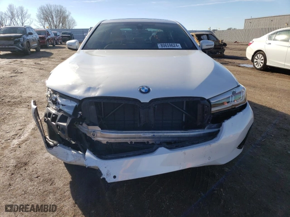 2023 BMW 5 Series 530i xDrive with VIN WBA13BJ02PWY15441, listed as a Copart auction lot 80659624 with 0 mi miles and Salvage Title. Bid and sale history available at carsss.com. Image 5.