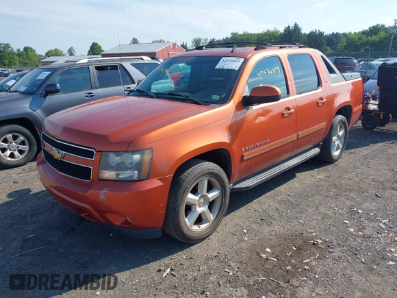 2007 Chevrolet Avalanche 3LT with VIN 3GNFK12327G174280, listed as a IAAI auction lot 42576843 with 170,582 mi miles and . Bid and sale history available at DreamBid. Image 2.