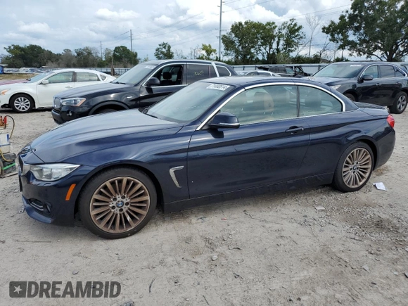 2014 BMW 4 Series 428i with VIN WBA3V7C53EP770882, listed as a Copart auction lot 71480514 with 42,427 mi miles and Non Repairable. Bid and sale history available at DreamBid. Image 1.