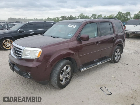 2013 Honda Pilot EX-L with VIN 5FNYF3H55DB003101, listed as a Copart auction lot 49691995 with 179,598 mi miles and Clean title. Bid and sale history available at DreamBid. Image 1.