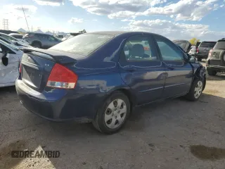 2009 Kia Spectra EX with VIN KNAFE222595590456, listed as a Copart auction lot 53132445 with 236,628 mi miles and Salvage Title. Bid and sale history available at carsss.com. Image 3.
