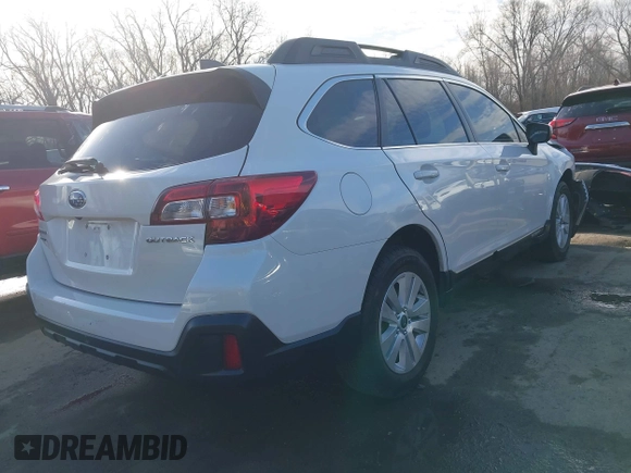2019 Subaru Outback Premium with VIN 4S4BSAFC4K3310935, listed as a IAAI auction lot 41801932 with 108,479 mi miles. Bid and sale history available at carsss.com. Image 4.