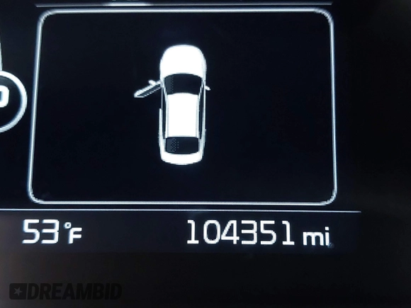 2016 Kia Optima LX with VIN KNAGT4L39G5103589, listed as a IAAI auction lot 41586470 with 104,351 mi miles and . Bid and sale history available at carsss.com. Image 15.