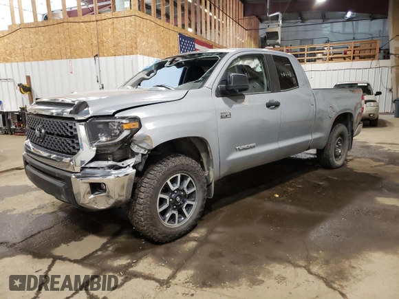 2021 Toyota Tundra SR with VIN 5TFUY5F13MX044854, listed as a Copart auction lot 45607375 with 40,448 mi miles and Salvage title. Bid and sale history available at DreamBid. Image 1.