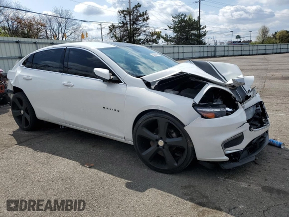 2017 Chevrolet Malibu LT with VIN 1G1ZE5ST2HF268496, listed as a Copart auction lot 52694745 with 127,917 mi miles and Salvage Title. Bid and sale history available at DreamBid. Image 4.