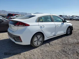 2021 Hyundai Ioniq SE with VIN KMHC75LC4MU261122, listed as a Copart auction lot 88657405 with 26,926 mi miles and Salvage Title. Bid and sale history available at DreamBid. Image 3.
