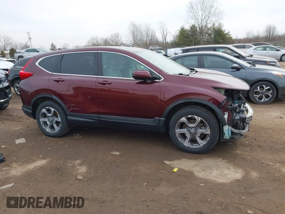 2017 Honda CR-V EX with VIN 7FARW1H54HE015887, listed as a IAAI auction lot 41699852 with 76,804 mi miles. Bid and sale history available at carsss.com. Image 14.
