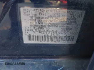 2017 Nissan Sentra S with VIN 3N1AB7AP5HY282241, listed as a IAAI auction lot 42027193 with 193,472 mi miles and . Bid and sale history available at DreamBid. Image 9.