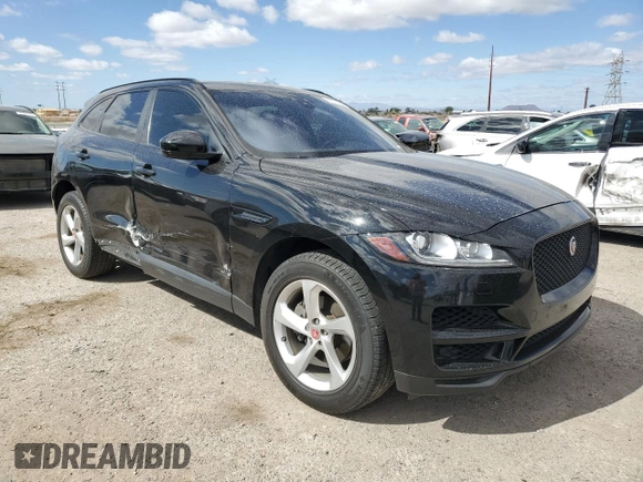 2017 Jaguar F-Pace 20d Premium with VIN SADCJ2BN6HA096709, listed as a Copart auction lot 52379985 with 101,086 mi miles and Salvage Title. Bid and sale history available at DreamBid. Image 4.