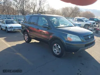 2005 Honda Pilot EX-L with NAVI with VIN 2HKYF18775H553666, listed as a IAAI auction lot 41858179 with 241,011 mi miles. Bid and sale history available at carsss.com. Image 1.
