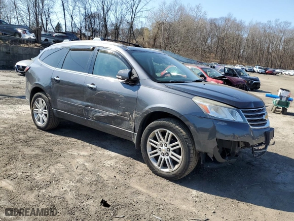 2014 Chevrolet Traverse LT with VIN 1GNKVGKD2EJ214452, listed as a Copart auction lot 48261435 with 122,487 mi miles and Salvage Title. Bid and sale history available at carsss.com. Image 4.