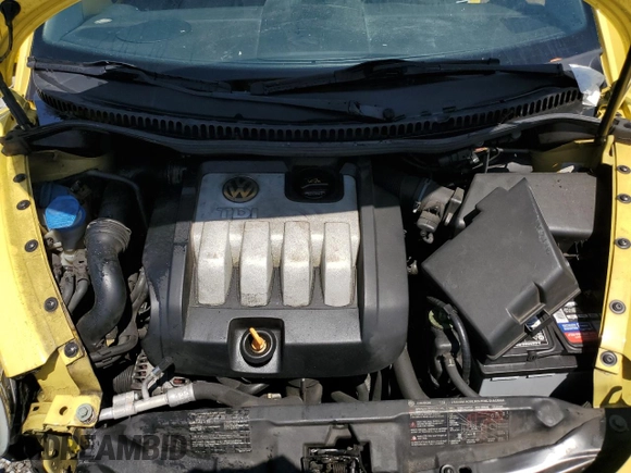 2005 Volkswagen Beetle GLS with VIN 3VWCR31C15M402723, listed as a Copart auction lot 54820195 with 113,245 mi miles and Salvage Title. Bid and sale history available at DreamBid. Image 12.