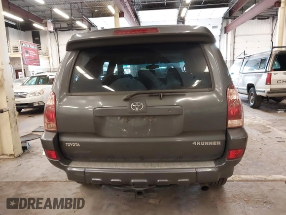 2005 Toyota 4Runner SR5 with VIN JTEBT14R158023791, listed as a IAAI auction lot 42011427 with 142,289 mi miles and . Bid and sale history available at DreamBid. Image 17.