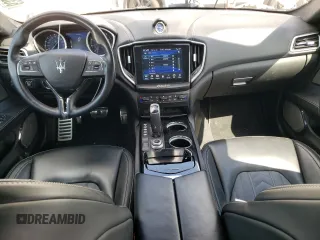 2019 Maserati Ghibli S Q4 GranLusso with VIN ZAM57YTL4K1312711, listed as a Copart auction lot 63291414 with 24,467 mi miles and Salvage Title. Bid and sale history available at carsss.com. Image 8.