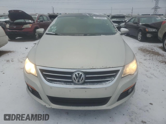 2010 Volkswagen CC with VIN WVWHP9AN7AE547929, listed as a Copart auction lot 88708825 with 158,812 mi miles and Salvage Title. Bid and sale history available at DreamBid. Image 5.