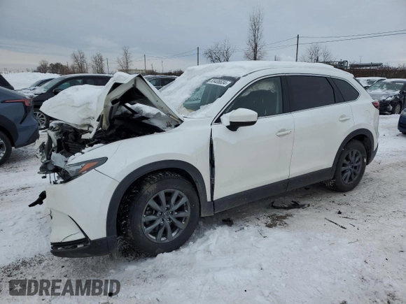 2023 Mazda CX-9 Sport with VIN JM3TCBBYXP0643587, listed as a Copart auction lot 83408634 with 43,957 mi miles and Non Repairable. Bid and sale history available at DreamBid. Image 1.