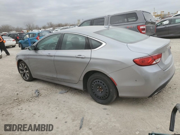 2015 Chrysler 200 C with VIN 1C3CCCCG6FN572317, listed as a Copart auction lot 49534855 with 94,032 mi miles and Clean Title. Bid and sale history available at carsss.com. Image 2.