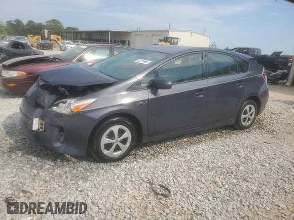 2012 Toyota Prius One with VIN JTDKN3DU4C5463663, listed as a Copart auction lot 53476965 with 185,962 mi miles and Salvage Title. Bid and sale history available at DreamBid. Image 1.