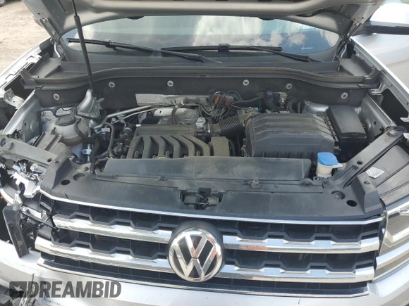 2018 Volkswagen Atlas SEL with VIN 1V2ER2CA7JC517354, listed as a Copart auction lot 57041865 with 118,126 mi miles and Salvage title. Bid and sale history available at DreamBid. Image 12.