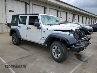 2013 Jeep Wrangler Unlimited Sport RHD with VIN 1C4BJWKG9DL689639, listed as a Copart auction lot 54594975 with 256,837 mi miles and Salvage title. Bid and sale history available at DreamBid. Image 4.