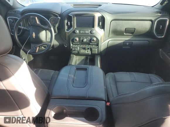 2021 Chevrolet Silverado 1500 High Country with VIN 3GCUYHETXMG296318, listed as a Copart auction lot 73781344 with 45,571 mi miles and Non Repairable. Bid and sale history available at carsss.com. Image 8.