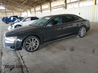 2011 Audi A8 with VIN WAURVAFD4BN004628, listed as a Copart auction lot 52244125 with 182,631 mi miles and Clean title. Bid and sale history available at DreamBid. Image 1.