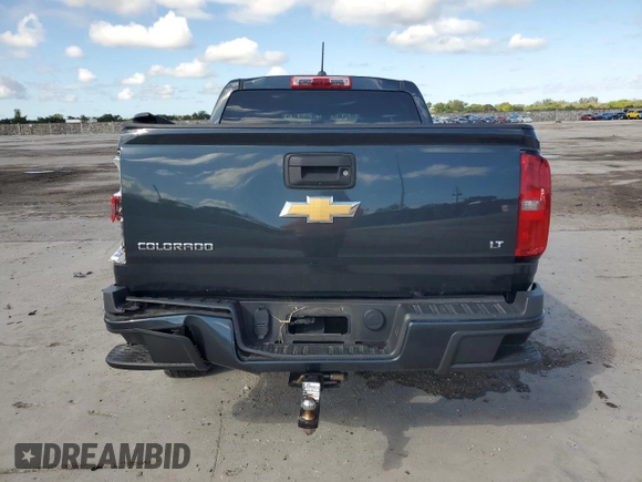 2018 Chevrolet Colorado 2WD LT with VIN 1GCGSCEA0J1208242, listed as a Copart auction lot 46184655 with 60,452 mi miles and Salvage Title. Bid and sale history available at DreamBid. Image 6.