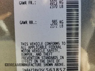 2025 Nissan LEAF S with VIN 1N4AZ1BV3SC561857, listed as a Copart auction lot 81076944 with 4,410 mi miles and Salvage Title. Bid and sale history available at carsss.com. Image 13.