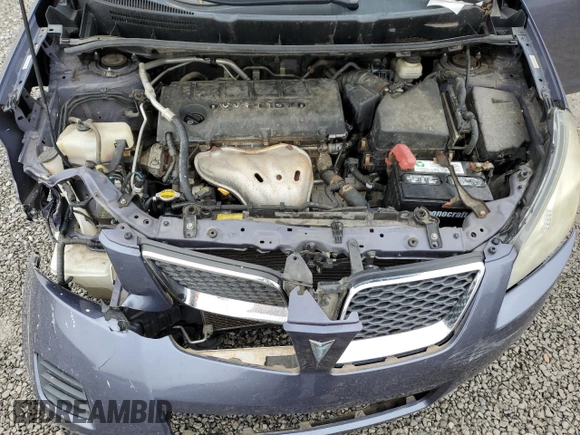 2009 Pontiac Vibe w/1SB with VIN 5Y2SP67009Z458417, listed as a Copart auction lot 79467234 with 109,628 mi miles and Salvage Title. Bid and sale history available at carsss.com. Image 11.