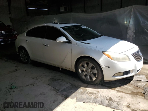 2012 Buick Regal Turbo Premium 1 with VIN 2G4GS5EV0C9212896, listed as a Copart auction lot 52195865 with 157,373 mi miles and Salvage title. Bid and sale history available at DreamBid. Image 4.