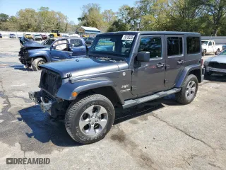 2018 Jeep Wrangler JK Unlimited Sahara with VIN 1C4HJWEG9JL926986, listed as a Copart auction lot 50188205 with 66,542 mi miles and Salvage Title. Bid and sale history available at carsss.com. Image 1.