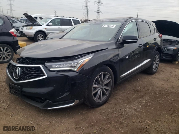 2024 Acura RDX w/Technology Package with VIN 5J8TC2H58RL027458, listed as a Copart auction lot 81786914 with 3,811 mi miles and Salvage Title. Bid and sale history available at carsss.com. Image 1.