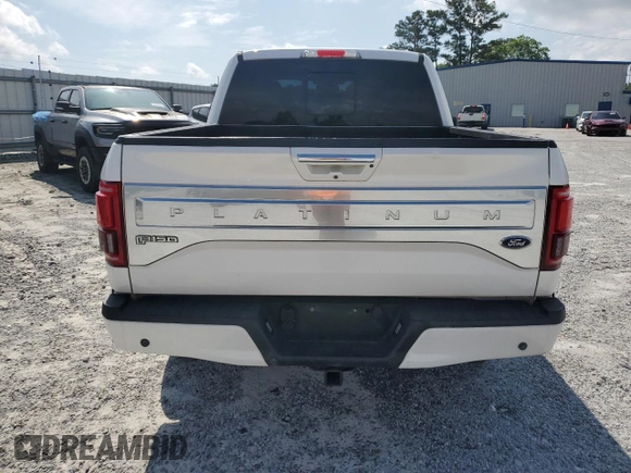 2015 Ford F-150 XLT with VIN 1FTEW1EGXFFB82862, listed as a Copart auction lot 60223525 with 162,418 mi miles and Salvage title. Bid and sale history available at DreamBid. Image 6.