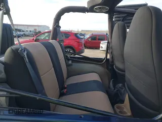 2001 Jeep Wrangler Sport with VIN 1J4FA49S41P334053, listed as a IAAI auction lot 41884967 with 158,258 mi miles. Bid and sale history available at carsss.com. Image 8.