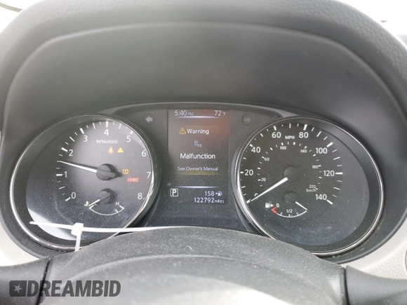 2018 Nissan Rogue Sport S with VIN JN1BJ1CR1JW204992, listed as a Copart auction lot 50000805 with 122,792 mi miles and Salvage Title. Bid and sale history available at carsss.com. Image 9.
