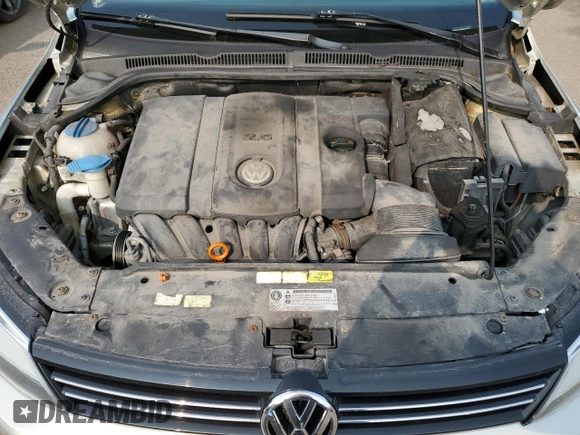 2011 Volkswagen Jetta SE с VIN 3VWBX7AJ6BM332624, выставлен на аукционе Copart как лот 58819165 с пробегом 201 685 миль миль и Чистый • Clean title. История ставок и продаж доступна на DreamBid. Изображение 11.