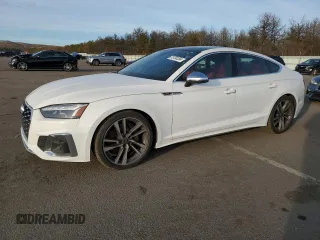 2022 Audi S5 Sportback Premium Plus z VIN WAUC4CF58NA035308, wystawiony jako Copart lot #78783284 z przebiegiem 18 564 mil mil oraz Szkody całkowita. Historia ofert i sprzedaży dostępna na DreamBid. Obrazek 1.