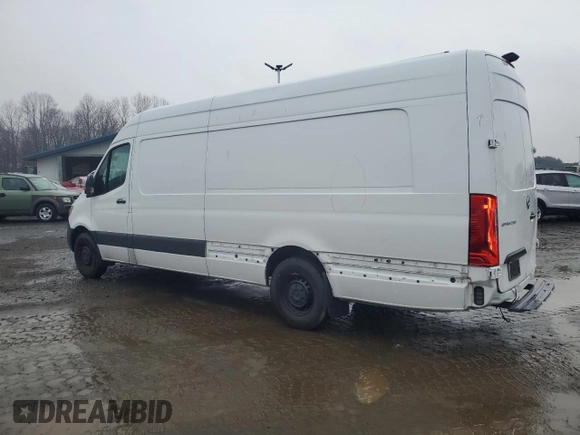 2023 Mercedes-Benz Sprinter Cargo Cargo with VIN W1Y4NDHY1PT138980, listed as a Copart auction lot 42630085 with 18,119 mi miles and Salvage Title. Bid and sale history available at DreamBid. Image 2.