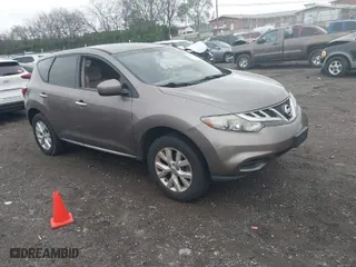 2013 Nissan Murano LE with VIN JN8AZ1MU6DW208193, listed as a IAAI auction lot 41959119 with 1 mi miles. Bid and sale history available at carsss.com. Image 1.