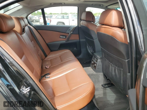 2007 BMW 5 Series 530xi with VIN WBANF73587CU25251, listed as a Copart auction lot 58030295 with 186,995 mi miles and Salvage title. Bid and sale history available at DreamBid. Image 10.