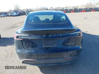 2025 Tesla Model 3 Long Range with VIN 5YJ3E1EB5SF877778, listed as a IAAI auction lot 41639595 with 8,295 mi miles and . Bid and sale history available at DreamBid. Image 15.