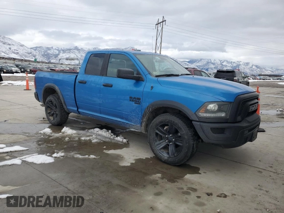 2021 Ram 1500 Classic Warlock with VIN 1C6RR7GG0MS556576, listed as a Copart auction lot 45492945 with 45,501 mi miles and Clean Title. Bid and sale history available at carsss.com. Image 4.