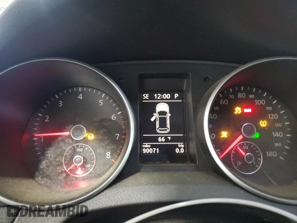 2010 Volkswagen GTI with VIN WVWHV7AJ2AW383216, listed as a Copart auction lot 68900204 with 90,071 mi miles and Salvage Title. Bid and sale history available at carsss.com. Image 9.