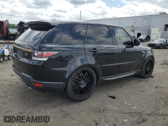 2014 Land Rover Range Rover Sport Supercharged with VIN SALWR2EF3EA337362, listed as a Copart auction lot 60117175 with 165,662 mi miles and Clean title. Bid and sale history available at DreamBid. Image 3.